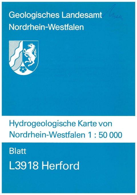 Hydrogeologische Karten von Nordrhein-Westfalen 1:50000 / Herford - Otfried Deutloff