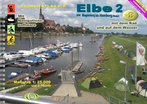 TourenAtlas TA8 Elbe 2 - Erhard Jübermann
