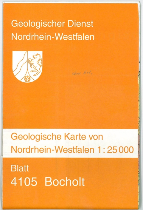 Geologische Karten von Nordrhein-Westfalen 1:25000 / Geologische Karten von Nordrhein-Westfalen 1 : 25000 - Fritz Jansen