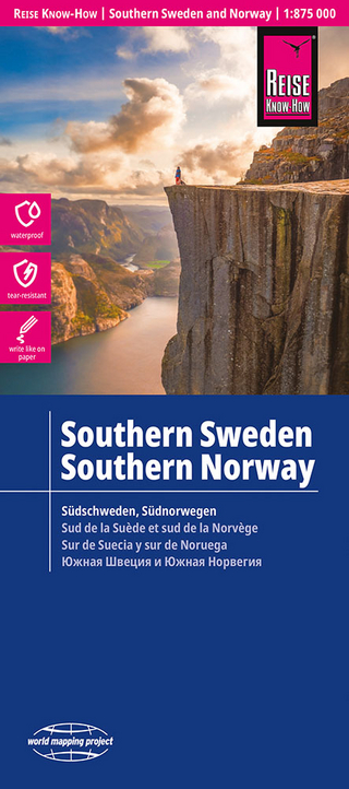 Reise Know-How Landkarte Südschweden, Südnorwegen / Southern Sweden and Norway (1:875.000) - Reise Know-How Verlag Peter Rump