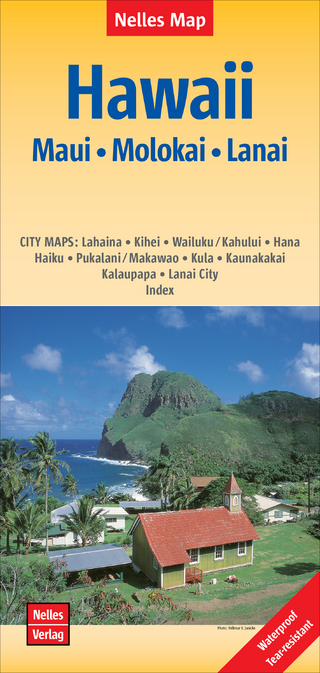 Nelles Map Landkarte Hawaii : Maui, Molokai, Lanai