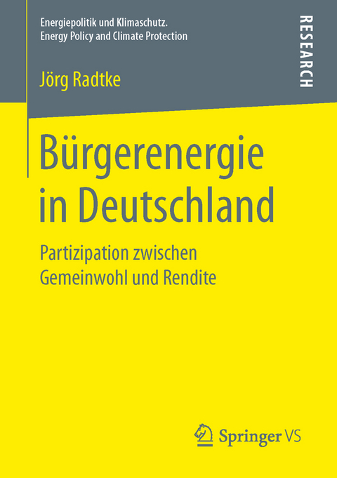 Bürgerenergie in Deutschland - Jörg Radtke