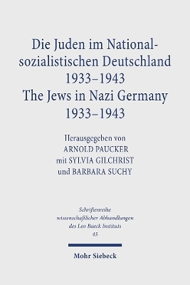 Die Juden im Nationalsozialistischen Deutschland 1933-1943 /The Jews in Nazi Germany 1933-1943 - Arnold Paucker