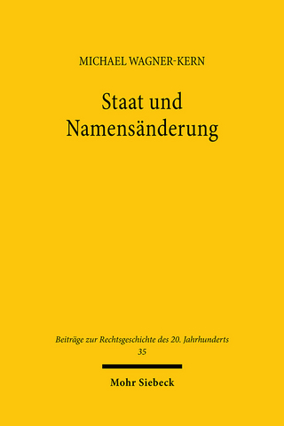 Staat und Namensänderung - Michael Wagner-Kern