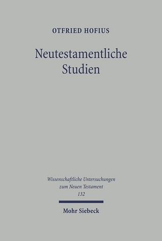 Neutestamentliche Studien - Otfried Hofius