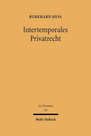 Intertemporales Privatrecht - Burkhard Hess