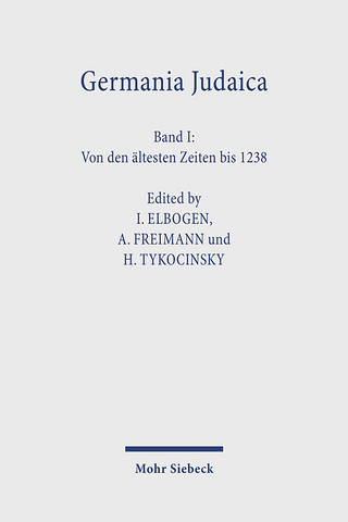 Germania Judaica - J. Elbogen; A. Freimann; H. Tykocinsky