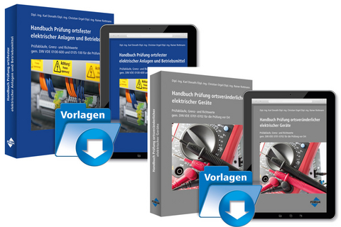 Bundle-Premium-Ausgabe: Handbuch Prüfung ortsfester elektrischer Anlagen und Betriebsmittel und ortsveränderlicher elektrischer Geräte