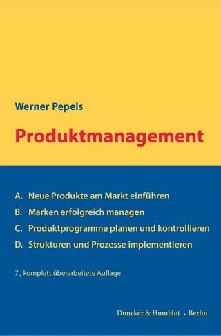 Produktmanagement. - Werner Pepels