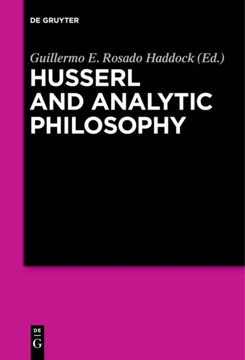 Husserl and Analytic Philosophy - 