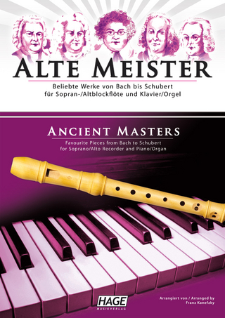 Alte Meister für Sopran-/Altblockflöte und Klavier/Orgel - Franz Kanefzky