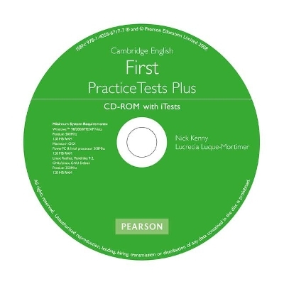Practice Tests Plus FCE New Edition CD-ROM + audio CDs for Pack - Nick Kenny, Lucrecia Luque Mortimer, Lucrecia Luque-Mortimer