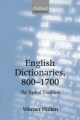 English Dictionaries, 800-1700: The Topical Tradition - Werner Hullen