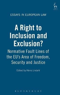 A Right to Inclusion and Exclusion? - Hans Lindahl