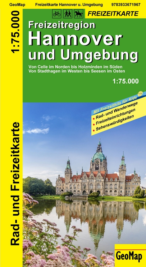 Hannover und Umgebung Rad- und Freizeitkarte
