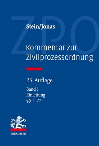 Kommentar zur Zivilprozessordnung - Friedrich Stein; Martin Jonas