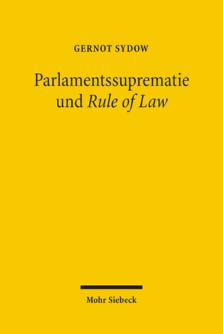 Parlamentssuprematie und Rule of Law - Gernot Sydow