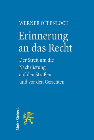 Erinnerung an das Recht - Werner Offenloch