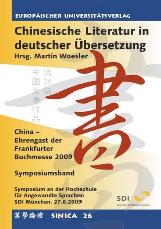 Chinesische Literatur in deutscher Übersetzung - Martin Woesler