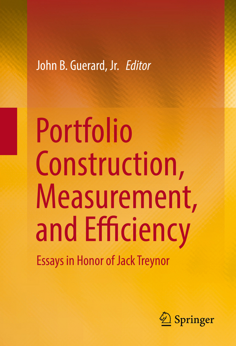 Portfolio Construction, Measurement, and Efficiency - 