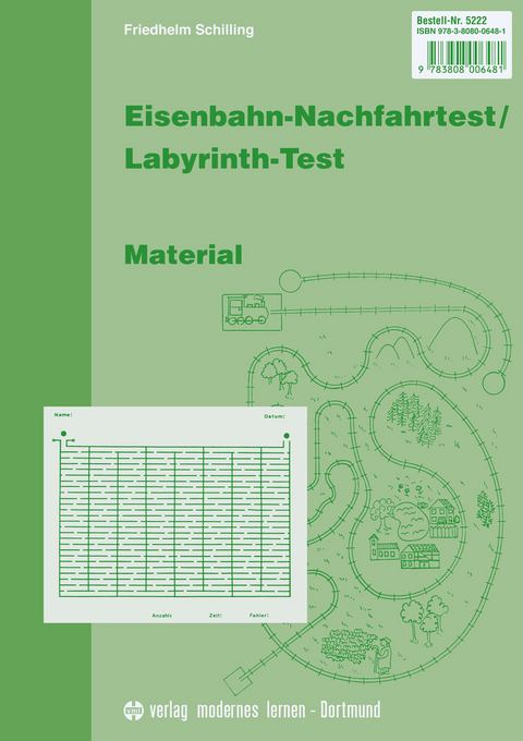 Eisenbahn-Nachfahrtest /Labyrinth-Test - Friedhelm Schilling