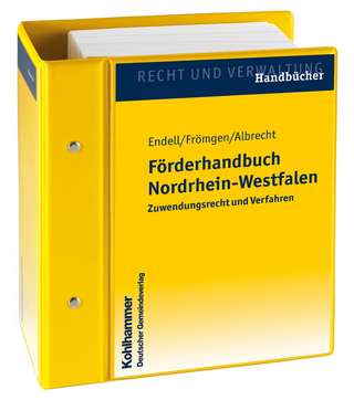 Förderhandbuch Nordrhein-Westfalen - Hanns-Lothar Endell; Peter Frömgen; Frank Albrecht