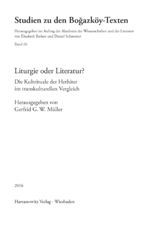 Liturgie oder Literatur? - Gerfrid G. W. Müller