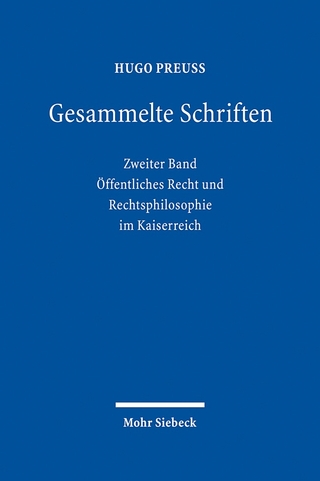 Gesammelte Schriften - Hugo Preuß; Christoph Müller; Dian Schefold