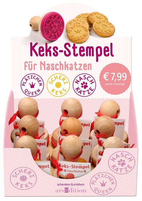 Display Keks-Stempel "Für Naschkatzen"