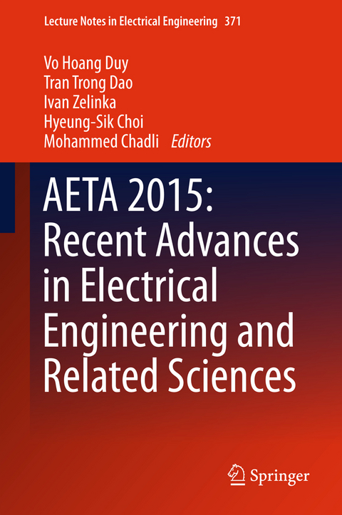 AETA 2015: Recent Advances in Electrical Engineering and Related Sciences - 