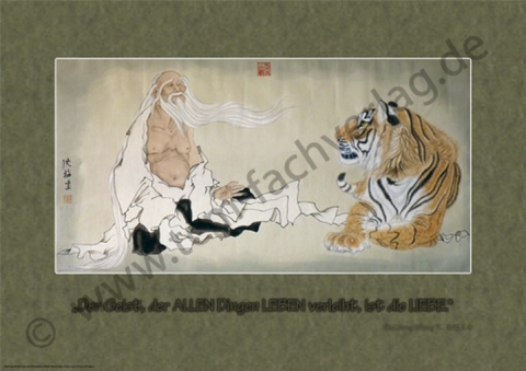 "Der Weise unterrichtet den Tiger" von Shen Mei - 沈梅