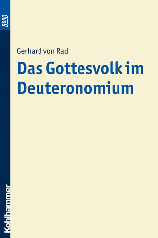 Das Gottesvolk im Deuteronomium. BonD - Gerhard Von Rad