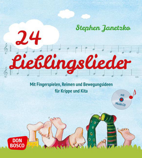 24 Lieblingslieder, Liederbuch, m. Audio-CD - Stephen Janetzko