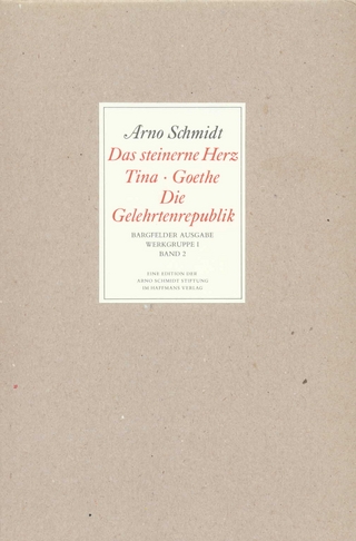Bargfelder Ausgabe. Werkgruppe I. Romane, Erzählungen, Gedichte, Juvenilia - Arno Schmidt