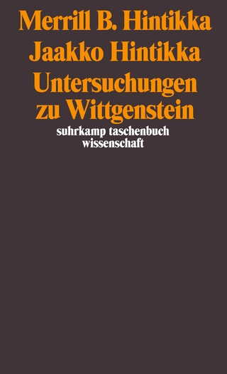 Untersuchungen zu Wittgenstein - Merrill B. Hintikka; Jaakko Hintikka