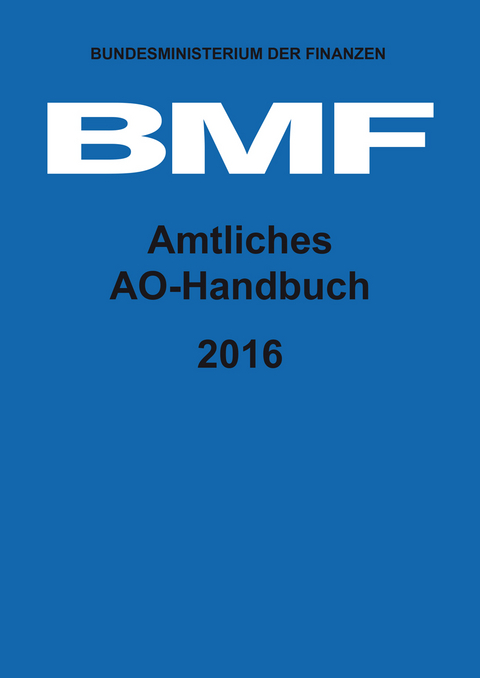 Amtliches AO-Handbuch 2016 - 