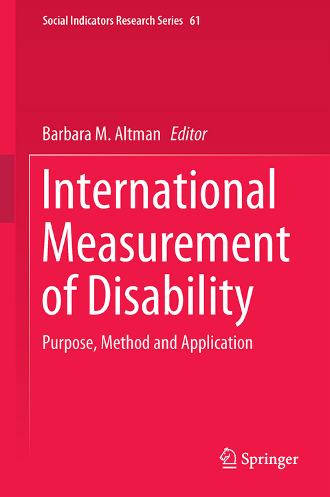 International Measurement of Disability - 