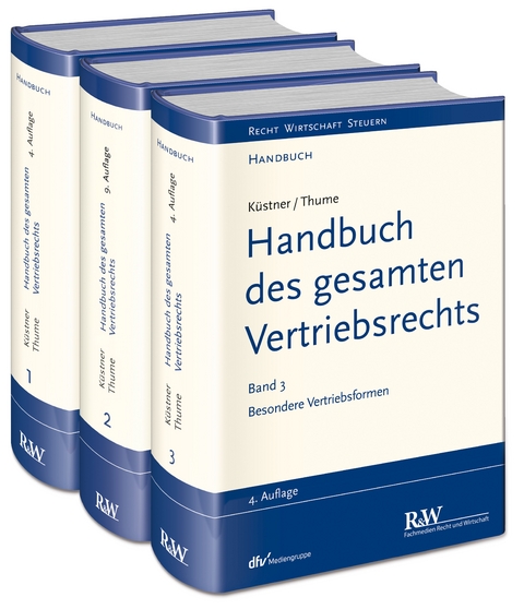 Handbuch des gesamten Vertriebsrechts - Karl-Heinz Thume