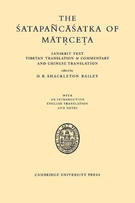 The Satapancasatka of Matrceta - D. R. Shackleton Bailey