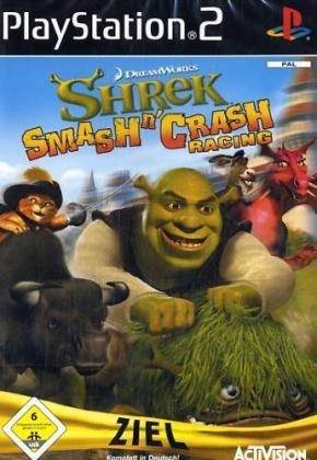 Shrek Smash 'N' Crash Racing, PS2-DVD