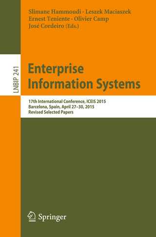 Enterprise Information Systems - Slimane Hammoudi; Leszek Maciaszek; Ernest Teniente; Olivier Camp; José Cordeiro