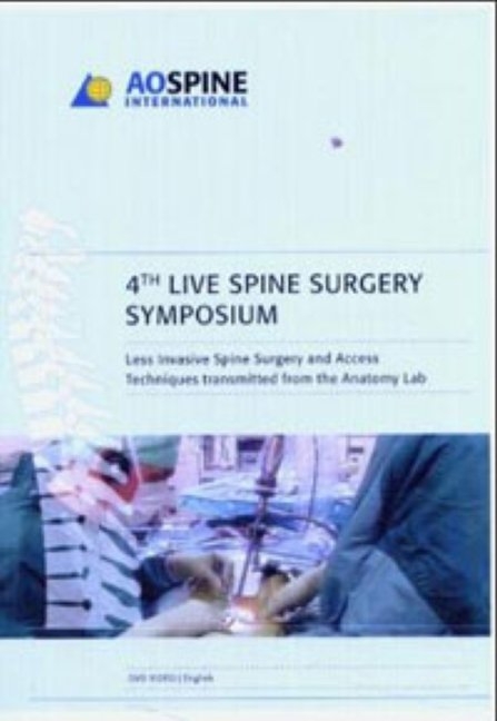 Live Spine Surgery 2004 - DVD - Rudy Reindl