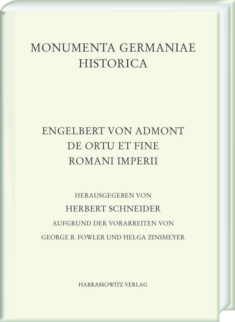 Engelbert von Admont, De Ortu et fine Romani imperii - 
