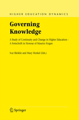Governing Knowledge - Ivar Bleiklie; Mary Henkel