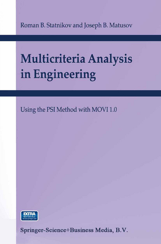 Multicriteria Analysis in Engineering - R.B. Statnikov; J.B. Matusov