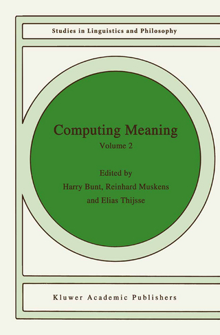 Computing Meaning - H. Bunt; Reinhard Muskens; E. Thijsse