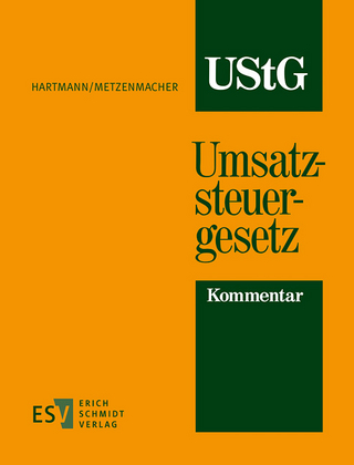 Umsatzsteuergesetz - Abonnement Pflichtfortsetzung für mindestens 12 Monate - Erich Schmidt Verlag GmbH & Co. KG; Alfred Hartmann