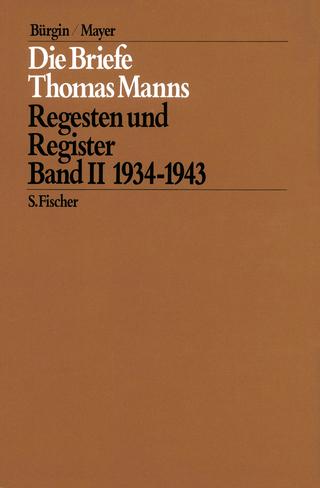 Die Briefe 1934 bis 1943. - Thomas Mann