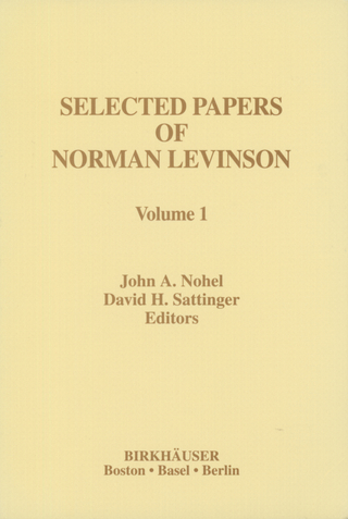 Selected Papers of Norman Levinson - J.A. Nohel; D.H. Sattinger; Gian-Carlo Rota