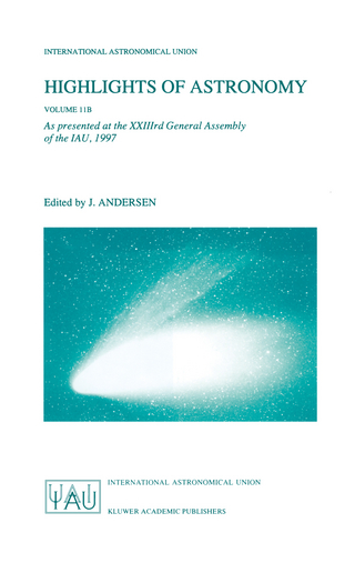 Highlights of Astronomy Volume 11B - Johannes Andersen